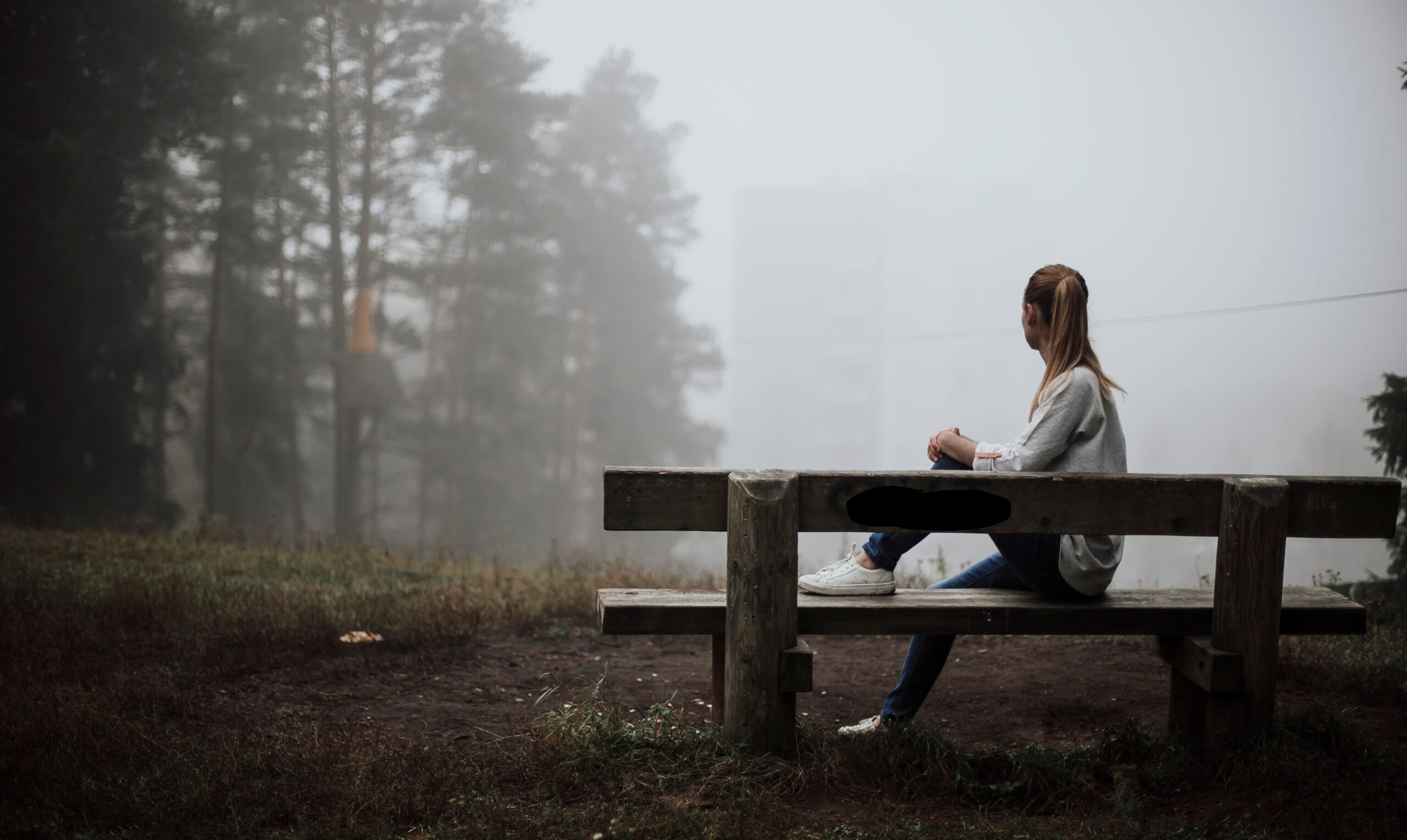 quiet moment alone